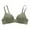 Green, variant on FhsagQ Bra Women Bras Dress with Sleeves Women's Comfortable and Transparent Shoulder Strap Cordless Backless Spongeless with Convertible Shoulder Straps Bras for Women Two Piece 34