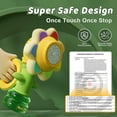 thumbnail image 4 of Máquina de burbujas WABALLO Sunflower para niños con luces LED, 4 of 7