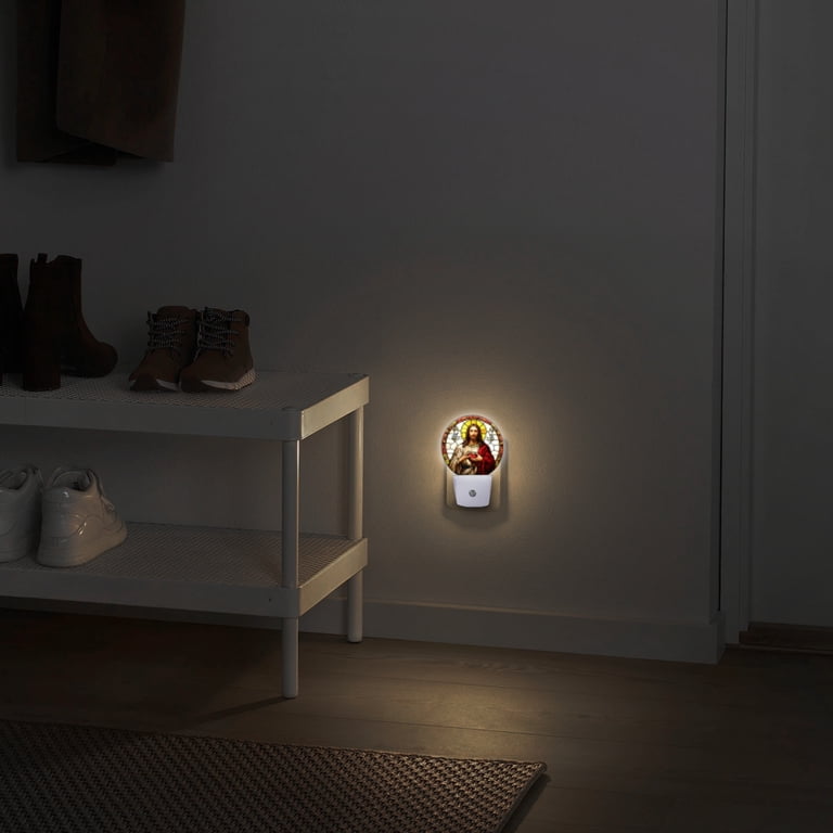 LED Night Lights Lamp with Dusk to Dawn Sensor, Stunning Fluid - Like