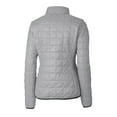 thumbnail image 3 of Women's Cutter & Buck Gray Nashville Sounds Rainier Primaloft Eco Full-Zip Jacket, 3 of 3