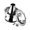 thumbnail image 2 of Cobre olla caliente cocina olla hermosa con tapa resistente grueso cobre rozaduras plato shabu olla para restaurante catering hogar División plateada de 30CM, 2 of 8