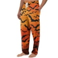 thumbnail image 4 of Dwelliawo Mens Halloween Pajama Pants Halloween Pumpkin Pant Soft Sleepwear Funny Pants Casual Bottoms Pj Pants with Pockets Orange XL, 4 of 4