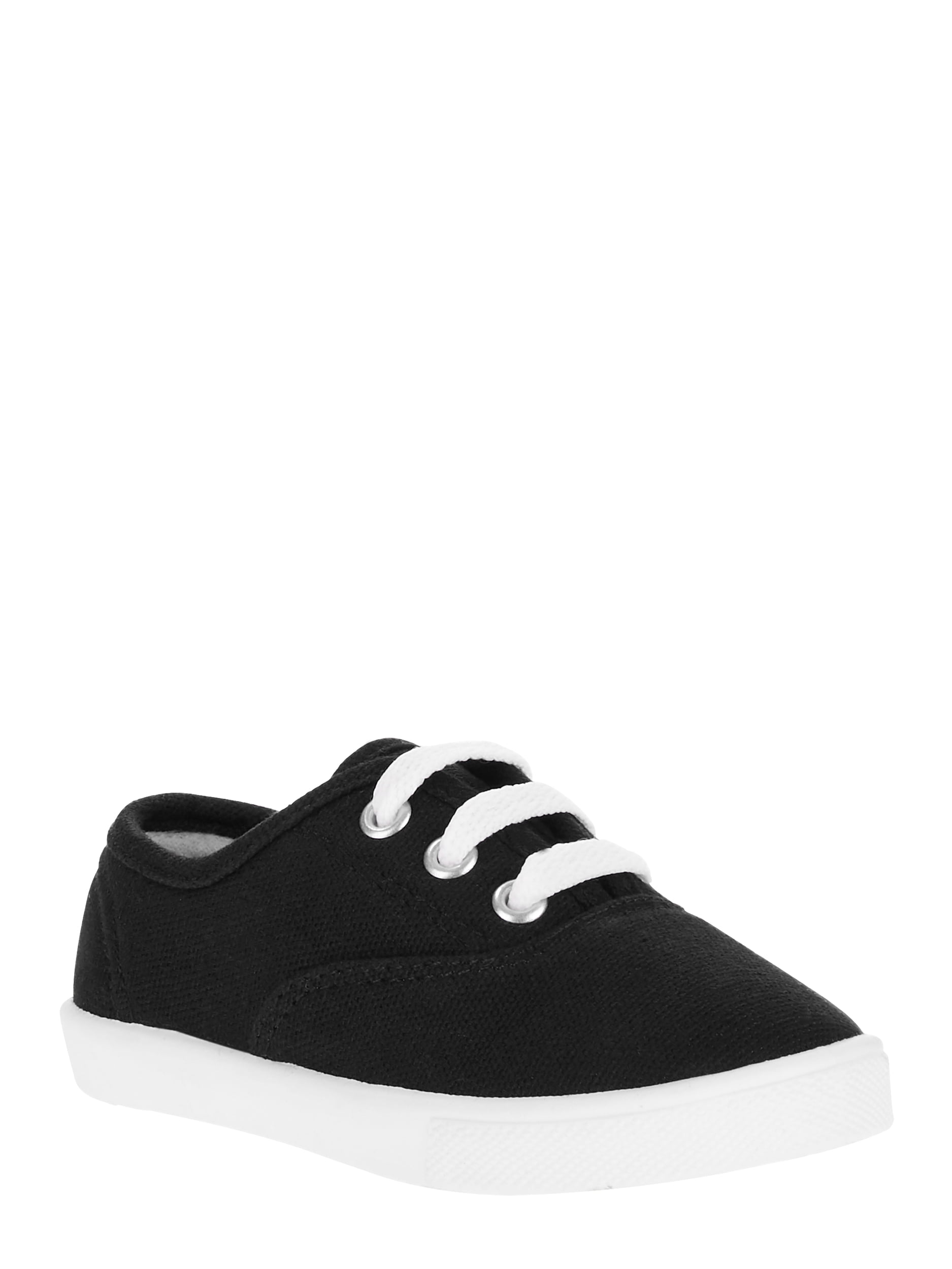 Faded Glory Toddler Girls' Lace Up Canvas Casual Shoe - Walmart.com
