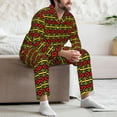 thumbnail image 6 of KLL Classic Color Music Sleepwear Mens Flannel Pajamas,Long Cotton Pj Set, 6 of 7