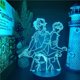 thumbnail image 4 of Banana Fish Ash Lynx Eiji Okumura Lámpara de anime 3d Acrílico Led Touch 7 colores Luces nocturnas para niños Dormitorio de niños Lámpara de mesita de noche Regalo de Navidad Feliz Sencillez, 4 of 4