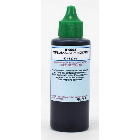 Taylor R0008 Trousse de Test pour Spa de Piscine Indicateur d'Alcalinité Totale Bouteille de 2 Oz