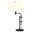 thumbnail image 2 of Henn & Hart TL0463 Polly Height-Adjustable Blackened Bronze Table Lamp, 2 of 10