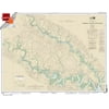 NOAA Chart 12244: Pamunkey and Mattaponi Rivers 21.00 x 27.07 (Small Format Waterproof)