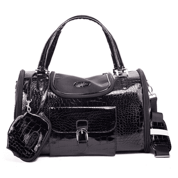 parisian pet croc texture personalized dog collar