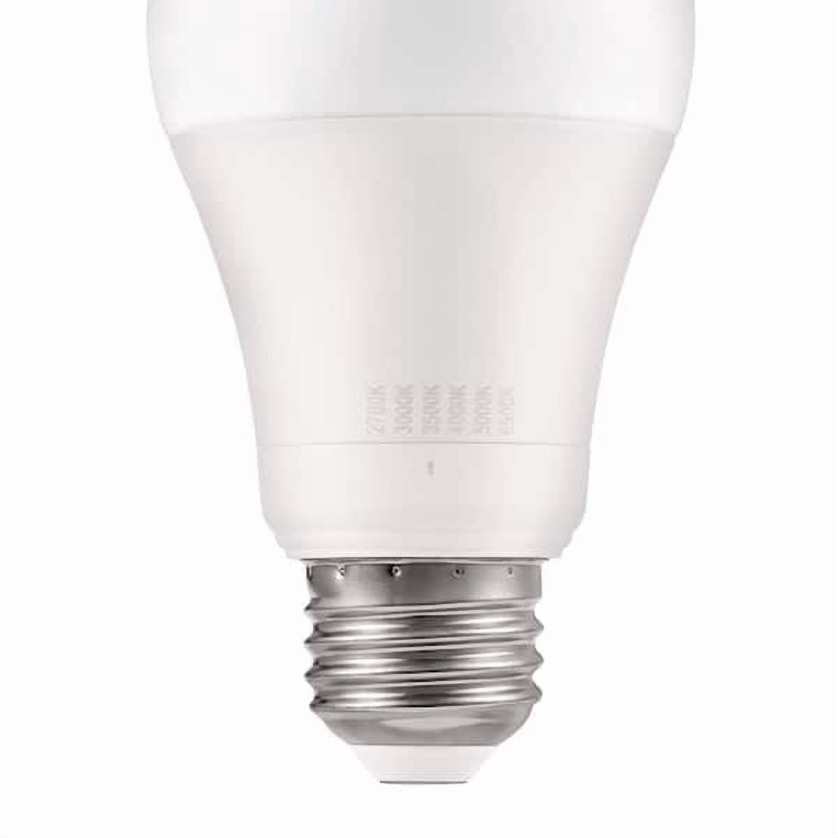 EcoSmart 60-Watt Equivalent A19 Dimmable LED Light Bulb,Selectable Color Temperature (4-Pack),Medium (E26) ,Shatter Resistant,  With Free Night Light