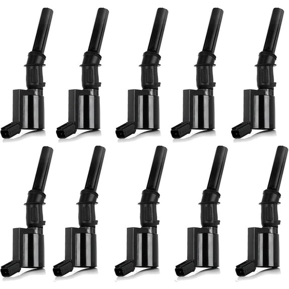 SCITOO 100% New 10pcs Ignition Coil Set Compatible with For-d/Lincoln/Mercury 1997-2017 Automobiles Fit for OE: DG508 DG457