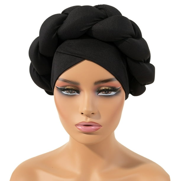 Sombrero turbante bohemio con cabeza de indio, sombrero con diadema grande