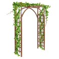 thumbnail image 4 of 84" Beautiful And Practical Garden Arch Brown, 4 of 5