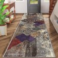 thumbnail image 2 of 2x6 FT Kitchen Runner Rugs Non Skid Washable, Faux Wool Rug Runners for Hallways Bathroom Carpet Runner, Soft Indoor Modern Floor Rug for Entryway Laundry Room, 2 of 11