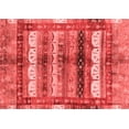 thumbnail image 1 of Ahgly Company Indoor Rectangle Abstract Red Modern Area Rugs, 7' x 10', 1 of 4