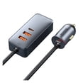thumbnail image 1 of 120W USB Type C Car Charger Quick Charging Mobile Phone PD QC 3.0 USB Car Phone Charger ,Multi-Device Charger, 1 of 7