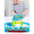 thumbnail image 2 of Train Set Electric Train Track Toys With Three Carriages Easy Tracks Assembly Railway Kits for Boys Girls 3 4 5 Years heqiyong toy, 2 of 2