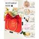 thumbnail image 2 of Paquete de 60 bolsas pequeñas de regalo con asas, bolsas de regalo con cinta de lazo, bolsas de papel de regalo a granel para boda, 2 of 4