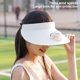 thumbnail image 4 of Sombrero Ventilador Recargable Sombrero Protección Solar Sombrero para El Tapa Vacía Verano para Mujer (blanco) Blanco, 4 of 9