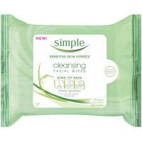 Simple Cleansing Facial Wipes (25 wipes)