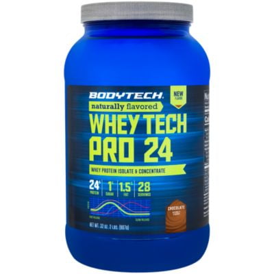 BodyTech Whey Tech Pro 24 Protein Powder  Protein Enzyme Blend with BCAA's to Fuel Muscle Growth  Recovery, Ideal for PostWorkout Muscle Building  Natural Chocolate (2 (Best Supplement For Cutting Weight And Building Muscle)