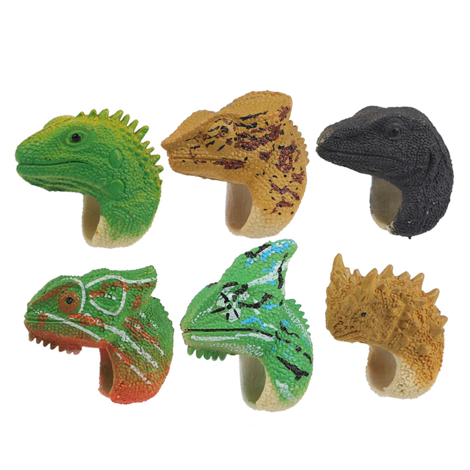 COLORFUL BLING 4Pcs Dinosaur Rings, Cute Stegosaurus Tyrannosaurus And  Triceratops Adjustable Rings for girls boys, Hip Hop Hippie Style Cool  Jewelry Women Men (4Pcs)|Amazon.com