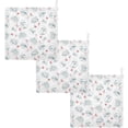 thumbnail image 7 of SKYSONIC Christmas Balls and Red Bows Baby Muslin Washcloths Face Towel, 3 Pack Burp Cloths Cotton Wipes Infant Wash Cloth for Newborn Boys Girls 12"x12", 7 of 7