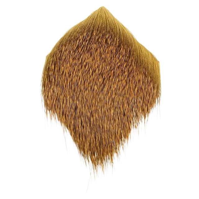 Premium Fly Tying Fur Material, 2x2 Inch Square Natural Brown Texture for Custom Fly Patterns, Superior Buoyancy & Lifelike Action, Essential Fishing Crafting