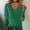 Green, variant on Aobny Cotton Comfort Womens Sweaters Blue V-Neck Long Sleeve Stockinette Pullover Fitted Sweaters for Adult Casual