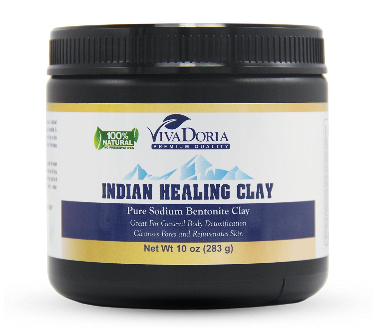 Indian Healing Clay Pure Bentonite Clay, 10 oz