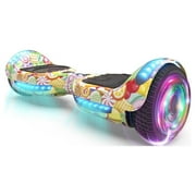 Mosta Electric Hoverboard with New Version Bluetooth Hover Board, Chrome and Design Color Self-Balance Electric Scooter
