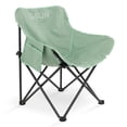 thumbnail image 1 of Silla Plegable para Camping Pesca Playa y Exteriores de Lona Impermebale Ligera Silla para Exterior Ergonomica con Estructura de Acero y Funda Transportadora (Verde), 1 of 5