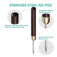 thumbnail image 3 of Stainless Steel Wooden Handle With Cover for Kitchen,Bars,Bartender,Picnics,Camping, 3 of 5