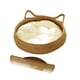 thumbnail image 5 of Cesta para cama de gato, salón para gatos, cómoda con cojín extraíble, cama para perro, perrera, Largo 43cmx43cmx14cm, 5 of 9