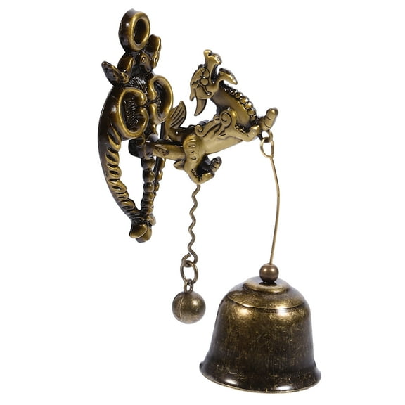 unbranded  Animal Door Bell Metal Doorbell Dog Bells Pet Gate Decorations