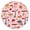 Cottag, variant on Retro Dots Elastic Table Cover - 100% Waterproof Round Fitted Tablecloth with Windproof Design for Outdoor Use