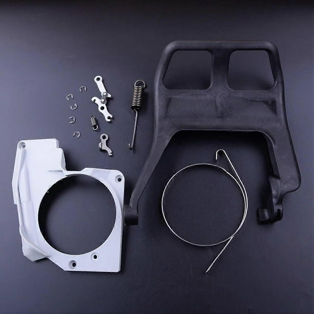 LETAOSK 12pcs/kit Chain Brake Cover Tension Spring Band Level Hand Level Guard Kit Assembly Fit for Stihl 066 MS650 MS660