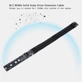 thumbnail image 3 of 20cm SSD Solid State Drive Extension Cable For M.2 NVMe SSD 30Gbps PCIe3.0x4 Full Speed SSD Flexible Extender Cable, 3 of 8