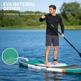 thumbnail image 2 of Inflatable Stand Up Paddle Board 11.5' Upright Paddle Board with Adjustable Aluminum Paddle, 33" Wide Stable Deck, Non-Slip Surface, for Adults & Youth, 2 of 9