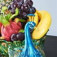 thumbnail image 3 of Plato de fruta de pavo real, frutero, cesta de fruta creativa de moda, aperitivos, plato de fruta seca, adornos de decoración de escritorio, 3 of 9