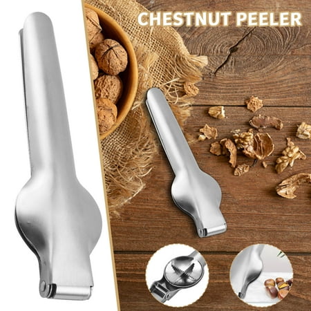 

Ovzne Cutter Stainless Steel Nut Opener Peeler Crack Cutter Chestnut Clip Nut Sheller Walnuss Opener Walnut Pliers Clearance