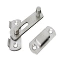 thumbnail image 2 of Stainless Steel Catch Latch Anti-theft Sliding Slide Lock Door Window Closet Metal Bolt Slide Lock, 2 of 6
