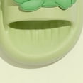 thumbnail image 6 of TOWED22 Kids slides, Girls Slides Non-slip Summer Beach Pool Shoes Toddler Cartoon Slide Sandals Indoor& Outdoor Garden Slippers Shower Shoes(Green,8.5), 6 of 7