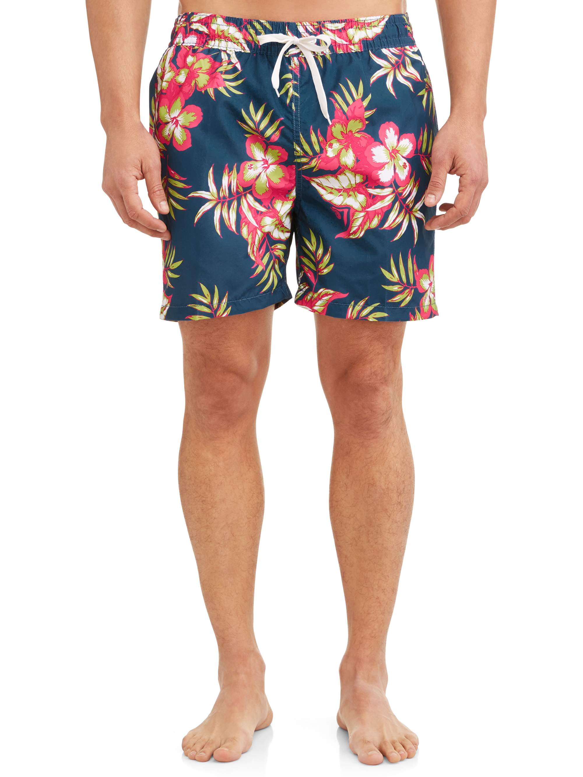 Kanu Surf Men's Grenada Print Short Trunk Swimsuit - Walmart.com