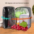 thumbnail image 4 of Bolsa de Almuerzo Aislada Bolsa de Almuerzo Aislada de Tela Oxford a Prueba de Fugas de Gran Capacidad Bolsa de Refrigerio Reutilizable para Oficina Trabajo Escuela Picnic ANGGREK Otros, 4 of 8
