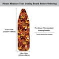 thumbnail image 6 of HELLHERO Ironing Board Cover, Flat Decoration with Elastic Edge Standard Size, Perfect for Home Laundry Room, Ideal Gift for Craft Enthusiasts (Pinecone Leaves, 15" x 54"), 6 of 6