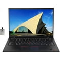 thumbnail image 1 of Lenovo ThinkPad X1 Carbon Gen 9 14 Pouces FHD à Écran Tactile Ordinateur Portable Professionnel, Intel Core i7-1165G7, 32 Go de RAM, SSD PCIe 256 Go, Clavier Rétroéclairé, Lecteur d'Empreintes Digitales, Win 10 Pro, Noir, Carte USB 32 Go, 1 of 6