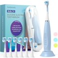 thumbnail image 1 of wonima02 Kids Electric Toothbrushes Sonic Rechargeable Tooth Brush Gifts for Boys and Girls Smart Timer Power Toothbrush - Blue 3 4 5 6 7 8 9 10 11 12 (Blue), 1 of 1