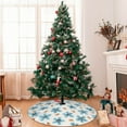 thumbnail image 7 of Yiaed Flower Leaves Print Christmas Tree Skirt , Tree SkirtsTree Mat for Christmas Winter Holiday Indoor Decorations-48", 7 of 7