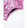 thumbnail image 6 of CHICTRY Kids Girls Shiny Sequins Ballet Dance Leotard Halter Neck Gymnastic Unitard Light Pink 8, 6 of 7